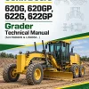 John Deere 620G, 620GP, 622G, 622GP Grader Technical Manual (S.N F680878 & L700954 - )