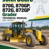 John Deere 870G, 870GP, 872G, 872GP Grader Technical Manual (S.N - 634753 )