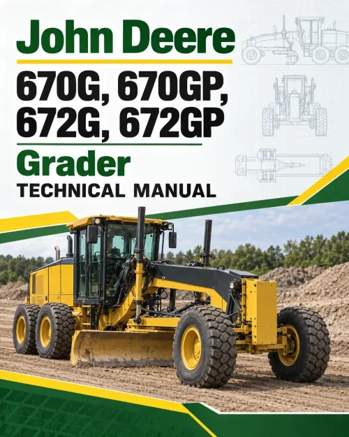 John Deere 670G, 670GP, 672G, 672GP Grader Technical Manual (S.N F680878 - F680877 )