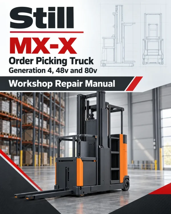 Still MX-X Order Picking Truck Generation 4, 48v and 80v Workshop Repair Manual