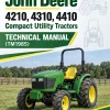 John Deere 4210, 4310, 4410 Compact Utility Tractors Technical Manual (TM1985) John Deere 4210, 4310, 4410 Compact Utility Tractors Technical Manual (TM1985)