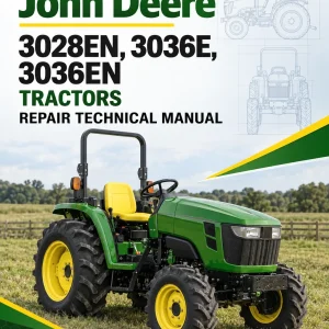 John Deere 3028EN, 3036E, 3036EN Tractors Repair Technical Manual (TM902119) John Deere 3028EN, 3036E, 3036EN Tractors Repair Technical Manual (TM902119)