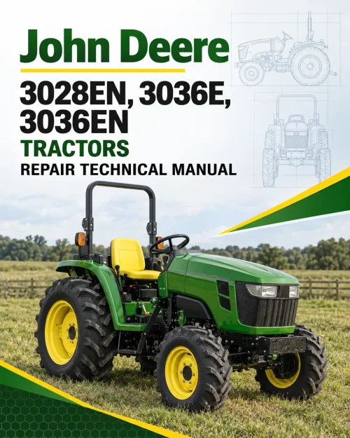 John Deere 3028EN, 3036E, 3036EN Tractors Repair Technical Manual (TM902119) John Deere 3028EN, 3036E, 3036EN Tractors Repair Technical Manual (TM902119)