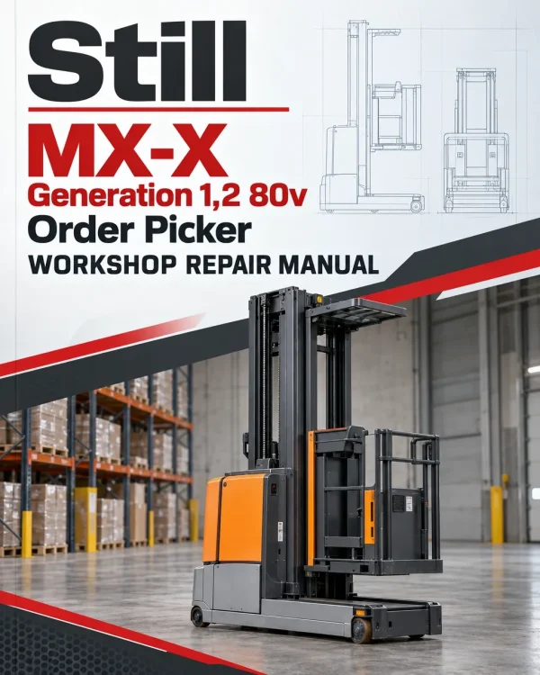 Still MX-X Generation 1,2 80v Order Picker Workshop Repair Manual