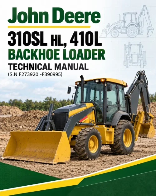 John Deere 310SL HL, 410L Backhoe Loader Technical Manual (S.N F273920 -F390995) John Deere 310SL HL, 410L Backhoe Loader Technical Manual (S.N F273920 -F390995)