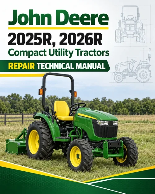 John Deere 2025R, 2026R Compact Utility Tractors Repair Technical Manual (S.N HH100001-) John Deere 2025R, 2026R Compact Utility Tractors Repair Technical Manual (S.N HH100001-)