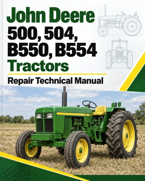 John Deere 500, 504, B550, B554 Tractors Repair Technical Manual John Deere 500, 504, B550, B554 Tractors Repair Technical Manual