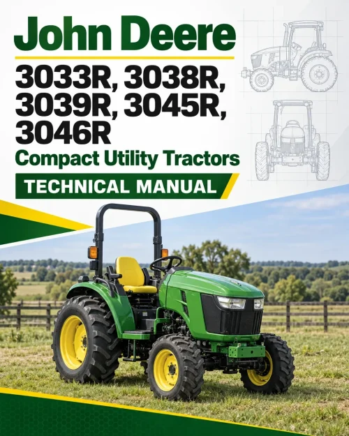 John Deere 3033R, 3038R, 3039R, 3045R, 3046R Compact Utility Tractors Technical Manual John Deere 3033R, 3038R, 3039R, 3045R, 3046R Compact Utility Tractors Technical Manual