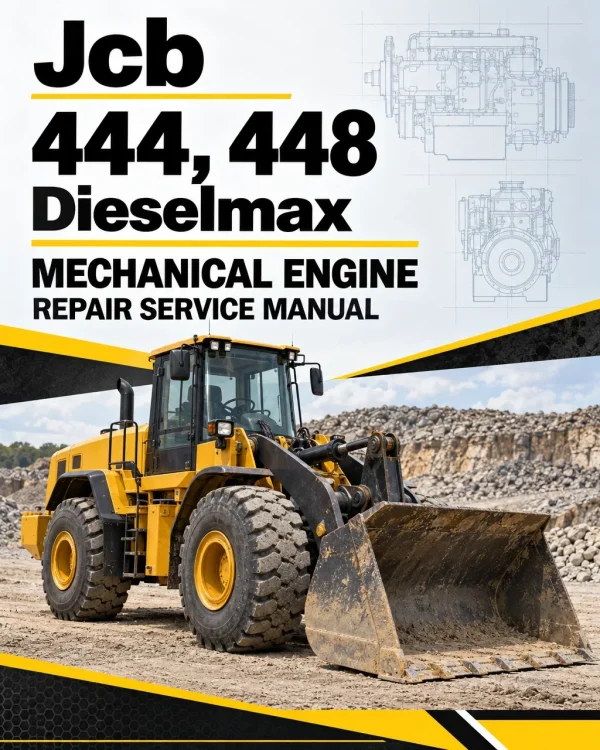 JCB 444, 448 Dieselmax Mechanical Engine Repair Service Manual