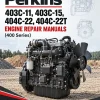 Perkins 403C-11, 403C-15, 404C-22, 404C-22T Engine Repair Manuals (400 Series)