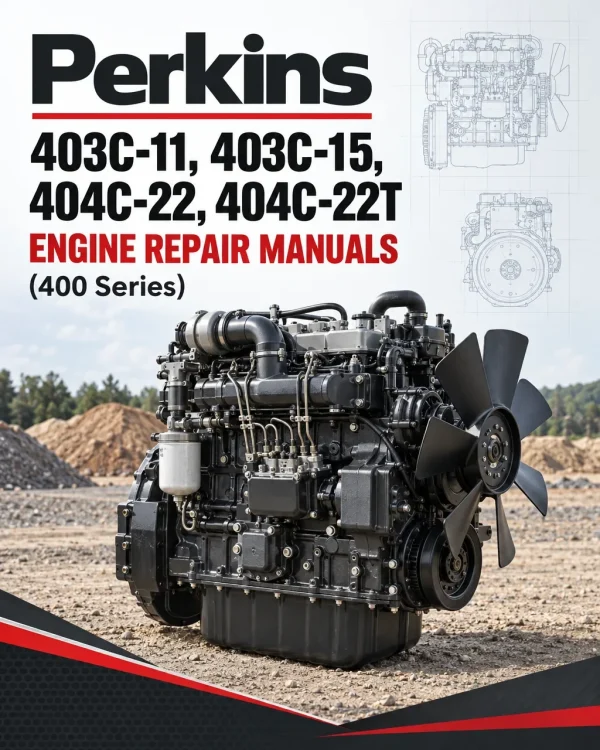 Perkins 403C-11, 403C-15, 404C-22, 404C-22T Engine Repair Manuals (400 Series)