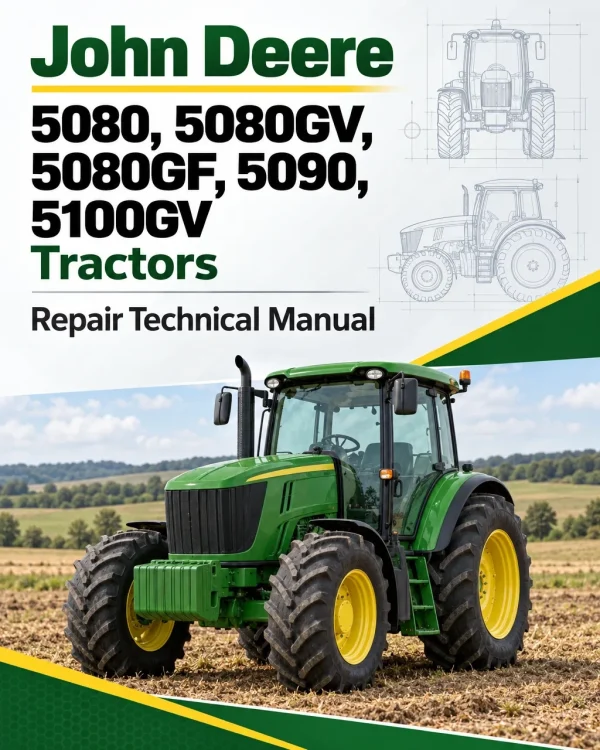 John Deere 5080, 5080GV, 5080GF, 5090, 5100GV Tractors Repair Technical Manual John Deere 5080, 5080GV, 5080GF, 5090, 5100GV Tractors Repair Technical Manual