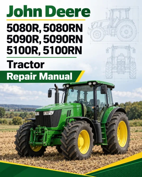 John Deere 5080R, 5080RN, 5090R, 5090RN, 5100R, 5100RN Tractor Repair Manual