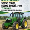 John Deere 5085E, 5100E, 5090E, 5090EL (FT4) Tractors Repair Technical Manual