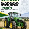 John Deere 5070M, 5080M, 5090M, 5100M Tractors Repair Technical Manual (EU)