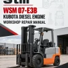 Still WSM 07-E3B Kubota Diesel Engine Workshop Repair Manual
