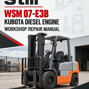 Still WSM 07-E3B Kubota Diesel Engine Workshop Repair Manual