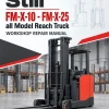 Still FM-X-10 - FM-X-25 all Model Reach Truck Workshop Repair Manual
