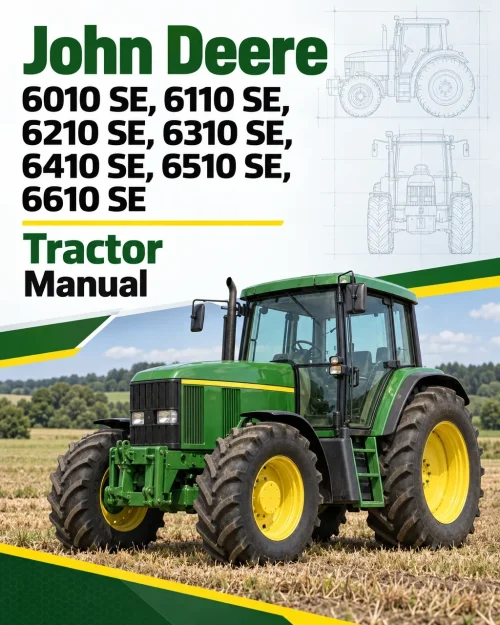 John Deere 6010 SE, 6110 SE, 6210 SE, 6310 SE, 6410 SE, 6510 SE, 6610 SE Tractor Manual John Deere 6010 SE, 6110 SE, 6210 SE, 6310 SE, 6410 SE, 6510 SE, 6610 SE Tractor Manual
