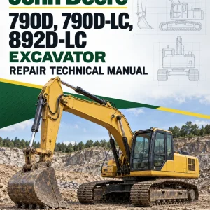 John Deere 790D, 790D-LC, 892D-LC Excavator Repair Technical Manual