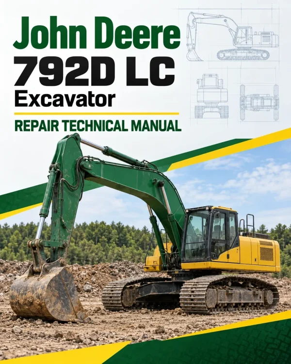John Deere 792D LC Excavator Repair Technical Manual