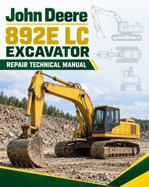 John Deere 892E LC Excavator Repair Technical Manual