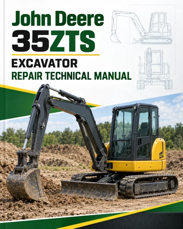 John Deere 35ZTS Excavator Repair Technical Manual