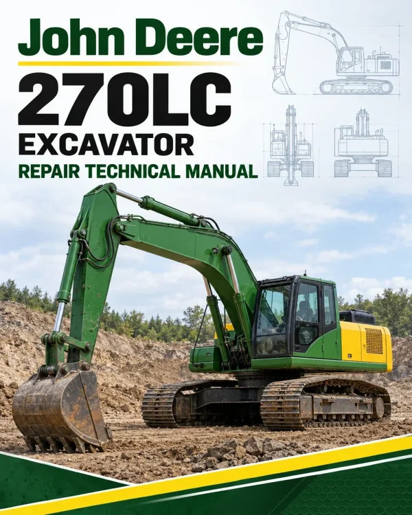 John Deere 270LC Excavator Repair Technical Manual