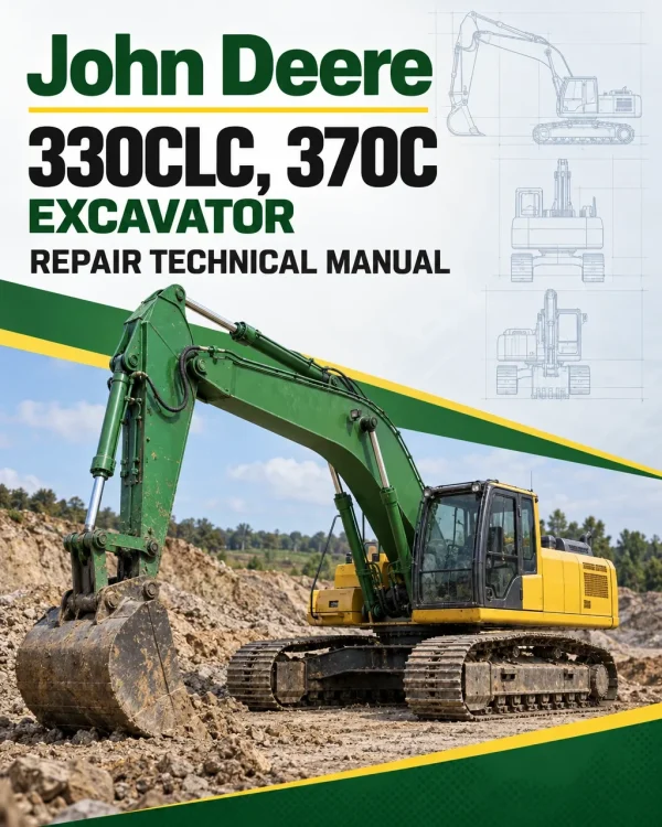 John Deere 330CLC, 370C Excavator Repair Technical Manual John Deere 330CLC, 370C Excavator Repair Technical Manual