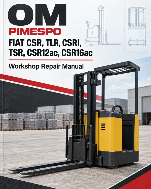 OM PIMESPO FIAT CSR, TLR, CSRi, TSR, CSR12ac, CSR16ac Workshop Repair Manual
