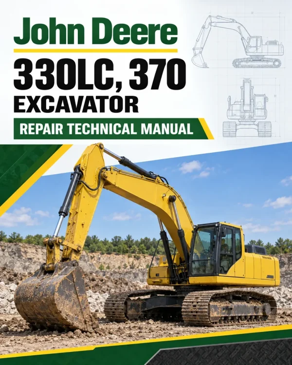 John Deere 330LC, 370 Excavator Repair Technical Manual