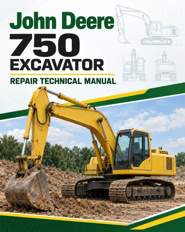 John Deere 750 Excavator Repair Technical Manual
