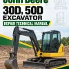 John Deere 30D, 50D Excavator Repair Technical Manual John Deere 30D, 50D Excavator Repair Technical Manual