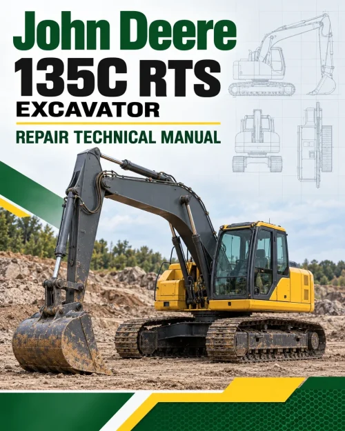 John Deere 135C RTS Excavator Repair Technical Manual