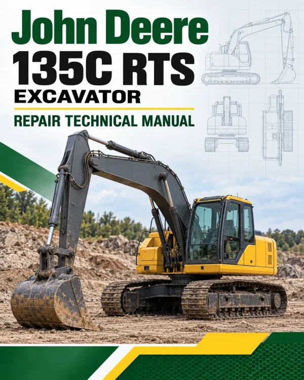 John Deere 135C RTS Excavator Repair Technical Manual John Deere 135C RTS Excavator Repair Technical Manual