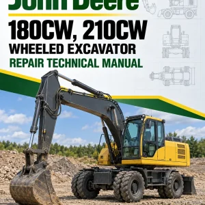 John Deere 180CW, 210CW Wheeled Excavator Repair Technical Manual John Deere 180CW, 210CW Wheeled Excavator Repair Technical Manual