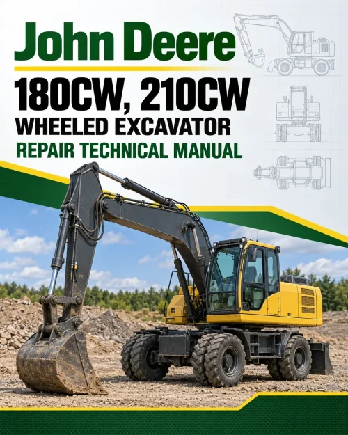 John Deere 180CW, 210CW Wheeled Excavator Repair Technical Manual John Deere 180CW, 210CW Wheeled Excavator Repair Technical Manual