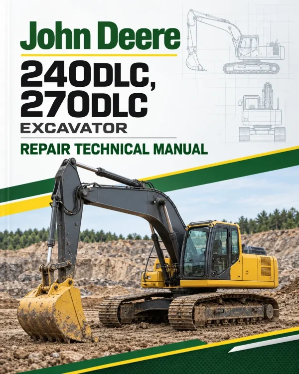 John Deere 240DLC, 270DLC Excavator Repair Technical Manual