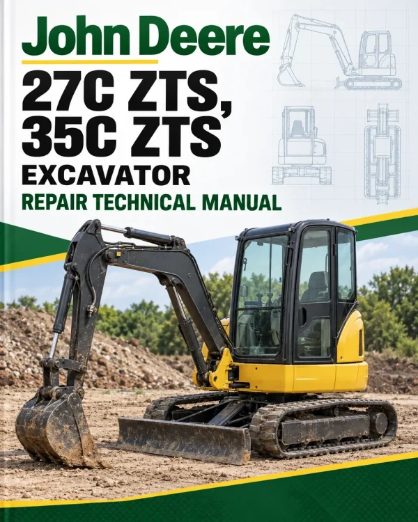 John Deere 27C ZTS, 35C ZTS Excavator Repair Technical Manual John Deere 27C ZTS, 35C ZTS Excavator Repair Technical Manual
