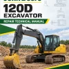 John Deere 120D Excavator Repair Technical Manual