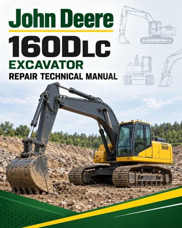John Deere 160DLC Excavator Repair Technical Manual