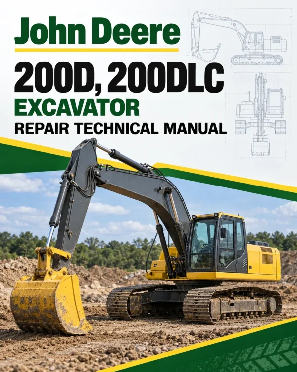 John Deere 200D, 200DLC Excavator Repair Technical Manual