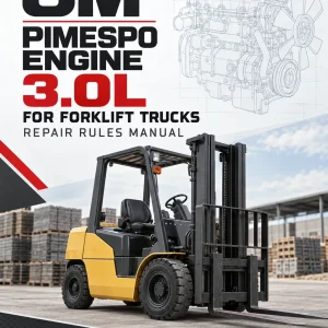 OM Pimespo Engine 3.0L For Forklift Trucks Repair Rules Manual