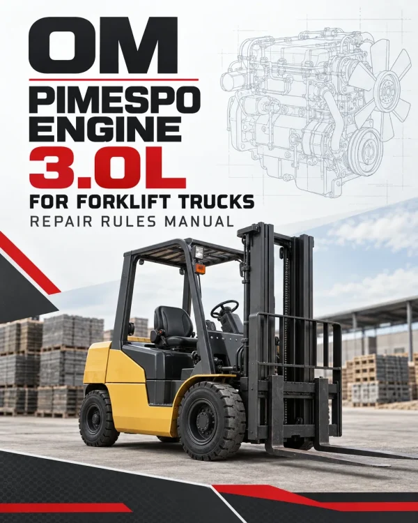 OM Pimespo Engine 3.0L For Forklift Trucks Repair Rules Manual OM Pimespo Engine 3.0L For Forklift Trucks Repair Rules Manual