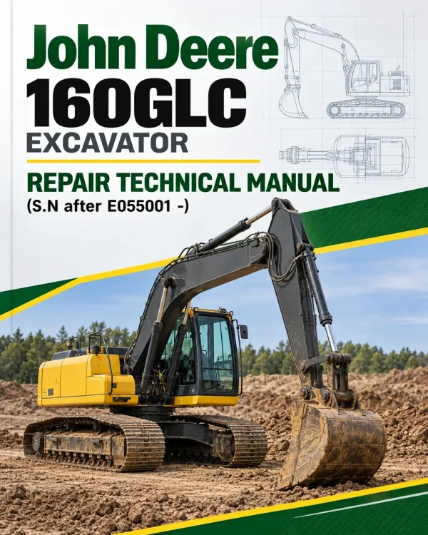 John Deere 160GLC Excavator Repair Technical Manual (S.N after E055001 -)