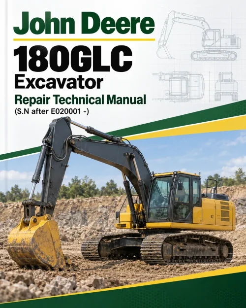 John Deere 180GLC Excavator Repair Technical Manual (S.N after E020001 -) John Deere 180GLC Excavator Repair Technical Manual (S.N after E020001 -)