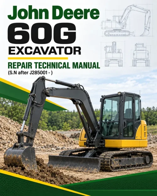 John Deere 60G Excavator Repair Technical Manual (S.N after J285001 - )