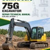 John Deere 75G Excavator Repair Technical Manual (S.N after J015001 - )