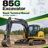 John Deere 85G Excavator Repair Technical Manual (S.N after J017001 - )