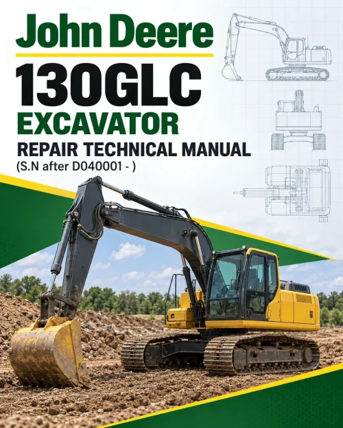 John Deere 130GLC Excavator Repair Technical Manual (S.N after D040001 - ) John Deere 130GLC Excavator Repair Technical Manual (S.N after D040001 - )